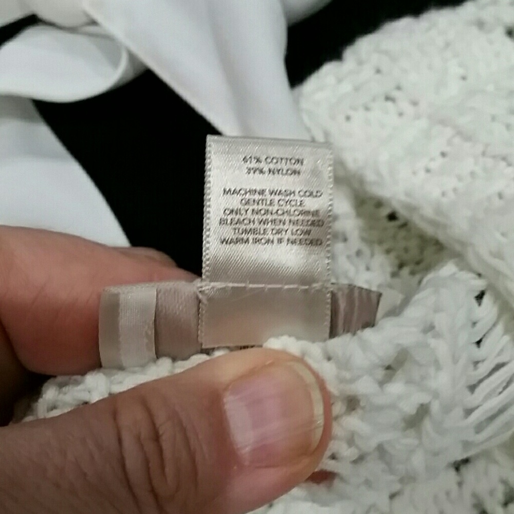 LOFT Open Knit Sleeveless Top - Picture 3 of 8